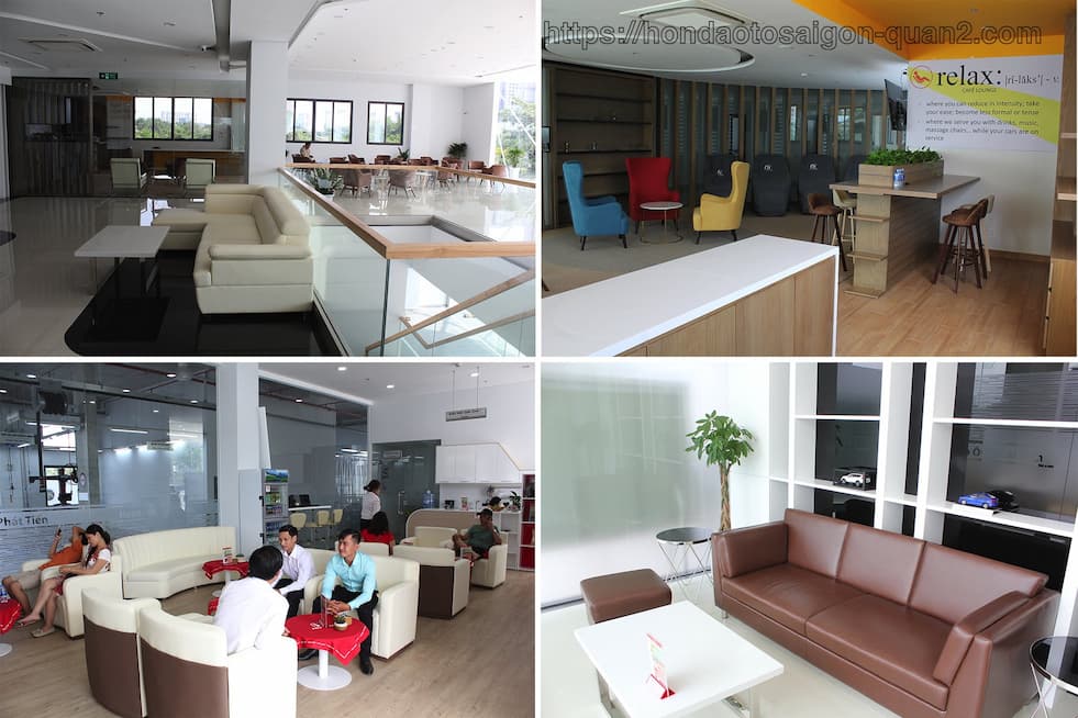 Giới thiệu Honda Ô tô Sài Gòn Quận 2 Khu vực phòng chờ Honda Ô tô Sài Gòn Quận 2