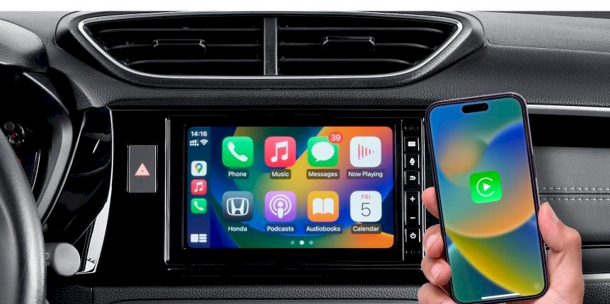 Honda BR-V Màn hình cảm ứng 7 inch kết nối Apple CarPlay Android Auto