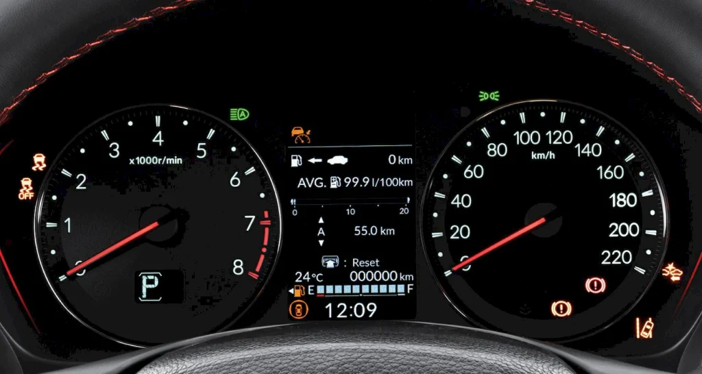 Honda CITY Bảng đồng hồ đa thông tin sau vô-lăng
