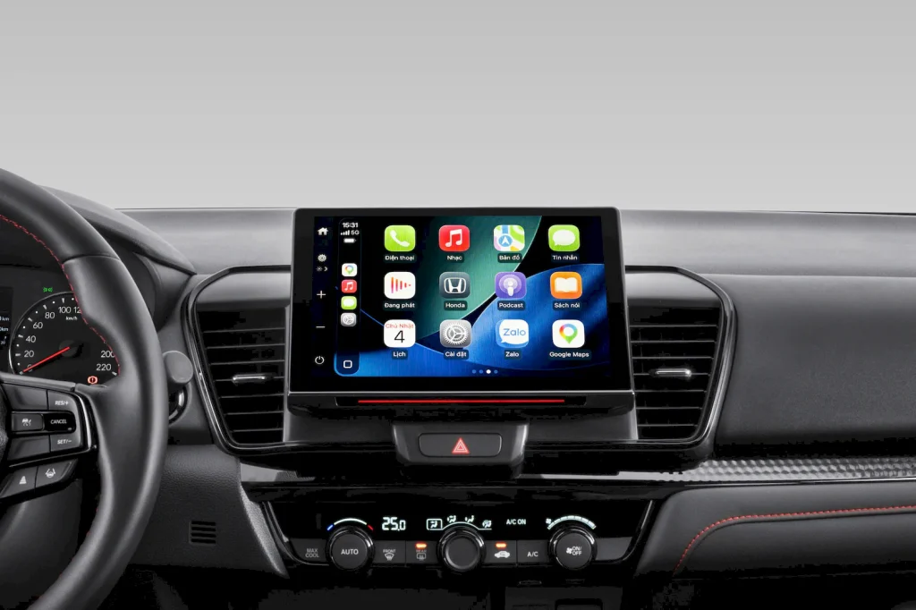 Honda CITY Màn hình trung tâm hỗ trợ Apple CarPlay