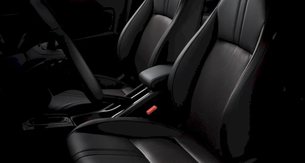 Honda CITY Hàng ghế trước bọc da màu đen